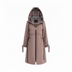Waterproof and Windproof Zip Coat with Protective Hood – Stylish and Functional Outerwear