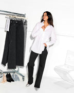 Zwarte Bootcut Jeans met Stretch en Diverse Lengtes – Comfortabele Pasvorm en Praktische Zakken 4